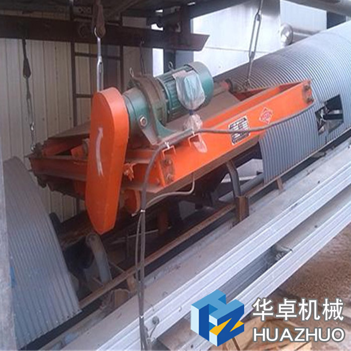 自卸式電磁除鐵器使用現場